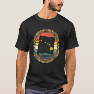 New Mexico Staat Hawaii Roots Origin Staat Karte R T-Shirt