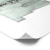 New Mexico Staat Illustration Poster (Ecke)