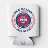 New Mexico Staatsstolz Monogram Cooler Dosenkühler (Rückseite)