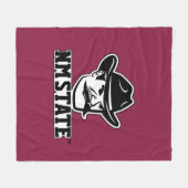 New Mexico State Aggies Fleecedecke (Vorderseite (Horizontal))
