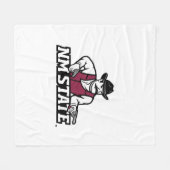 New Mexico State Aggies Fleecedecke (Vorderseite (Horizontal))