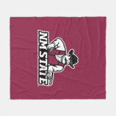 New Mexico State Aggies Fleecedecke (Vorderseite (Horizontal))