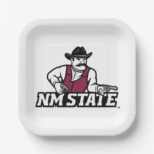 New Mexico State Aggies Pappteller (Vorderseite)