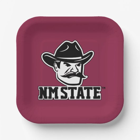 New Mexico State Aggies Pappteller (Vorderseite)