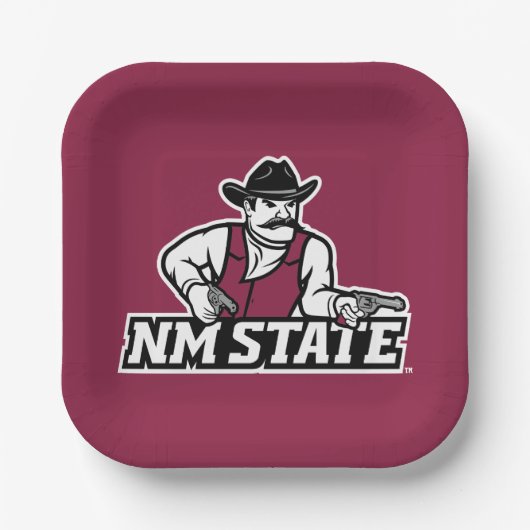 New Mexico State Aggies Pappteller (Vorderseite)