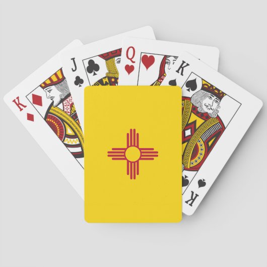 New Mexico State Flag USA Spielkarten (Rückseite)
