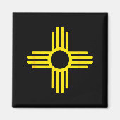 New Mexico State Flag Zia Symbol Flag Magnet (Vorne)