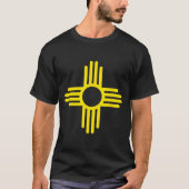 New Mexico State Flag Zia Symbol Flag T-Shirt (Vorderseite)