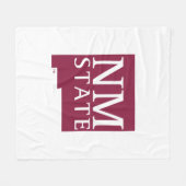 New Mexico State Fleecedecke (Vorderseite (Horizontal))