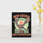 New Mexico State Land Of Enchantment Road Runner S Karte (Gelbe Blume)