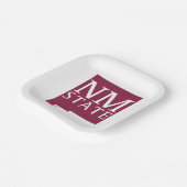 New Mexico State Pappteller (Gewinkelt)