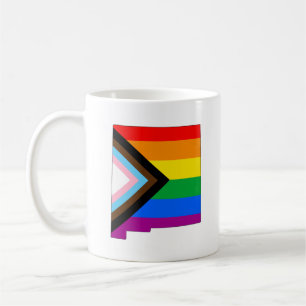 New Mexico State Pride LGBTQ Fortschrittsstolz Kaffeetasse