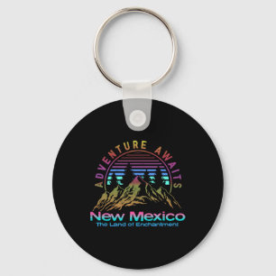 New Mexico State Retro Vintage Outdoor & Nm M Schlüsselanhänger