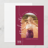 New Mexico State University Graduation Ankündigung (Vorne/Hinten)