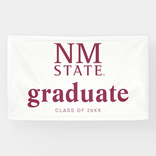 New Mexico State University Graduation Banner (Horizontal)