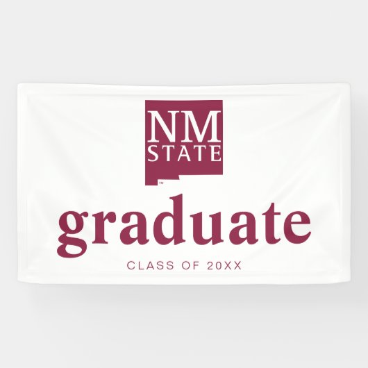 New Mexico State University Graduation Banner (Horizontal)