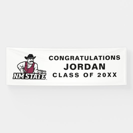 New Mexico State University Graduation Banner (Horizontal)
