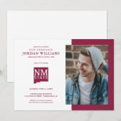 New Mexico State University Graduation Einladung (Vorne/Hinten)