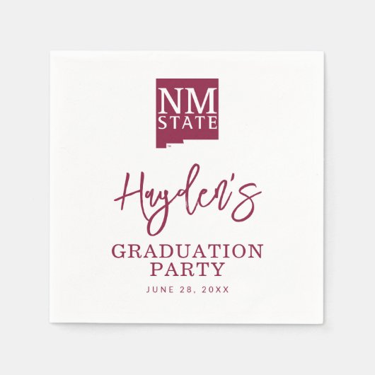 New Mexico State University Graduation Serviette (Vorderseite)