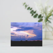 New Mexico Sunset Postcard Postkarte (Stehend Vorderseite)