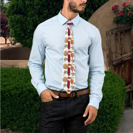 New Mexico Symbols Zia Hot Air Balloon roadrunner Krawatte