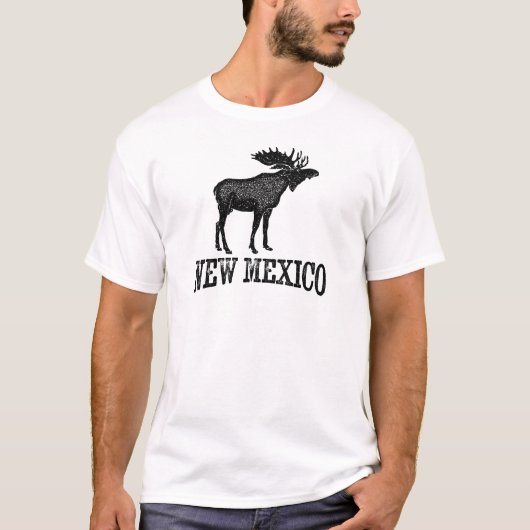 New Mexico T - Shirt - Elch (Vorderseite)