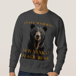 New Mexico Territory Animal The Black Colored Bär Sweatshirt