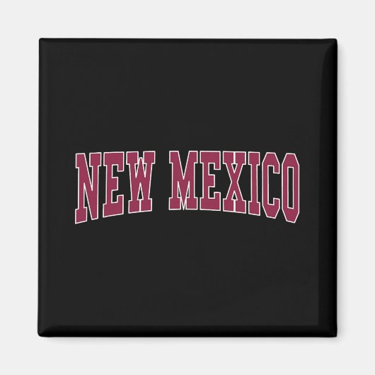 New Mexico - Throwback Design - Clic Magnet (Vorne)