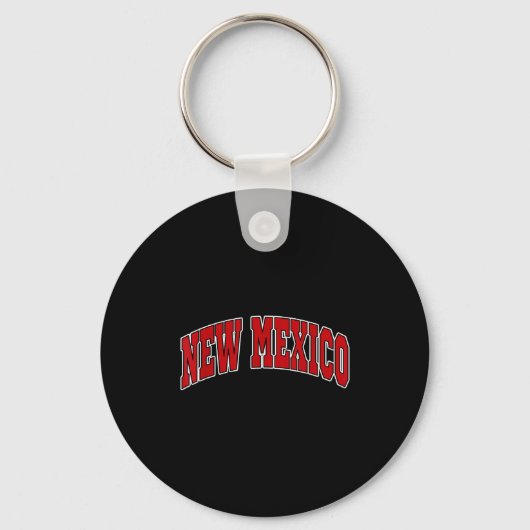 New Mexico - Throwback Design - Clic Schlüsselanhänger (Vorderseite)