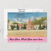 New Mexico, Tower Court, Albuquerque Postkarte (Vorne/Hinten)