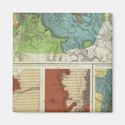 New Mexico und Colorade Magnet (Vorne)