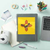 New Mexico und der Roadrunner  Aufkleber (iPad Hülle)