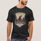 New Mexico und ein Bigfoot oder ein Sasquatch T-Sh T-Shirt (Vorderseite)