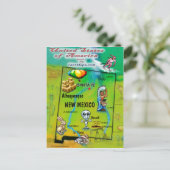 New Mexico USA Card Postkarte (Stehend Vorderseite)