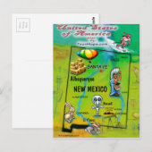 New Mexico USA Card Postkarte (Vorne/Hinten)