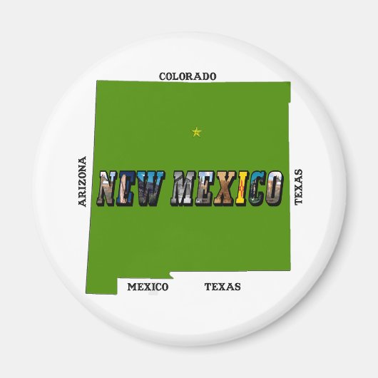 New Mexico, USA Magnet (Vorne)