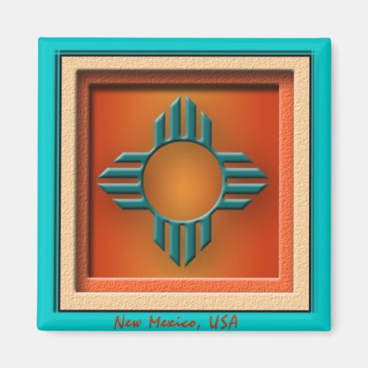 New Mexico USA Magnet (Vorne)