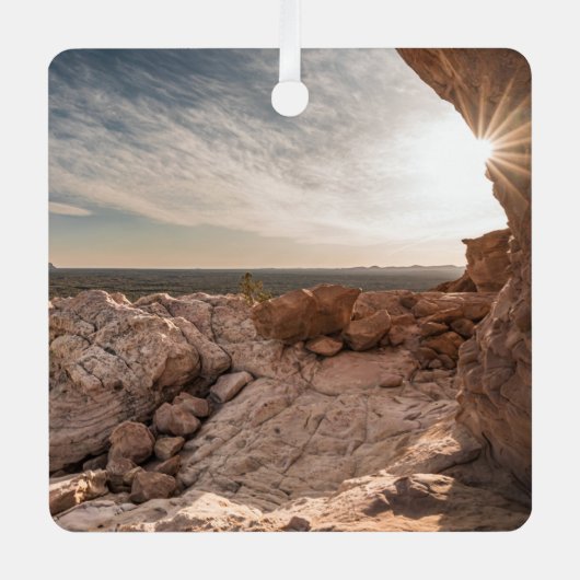 New Mexico - USA Ornament Aus Metall (Vorderseite)