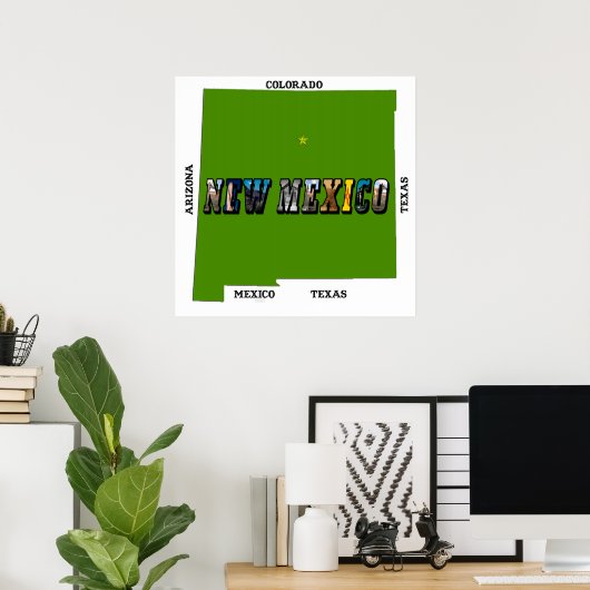 New Mexico, USA Poster (Heimbüro)