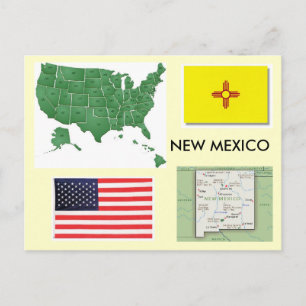 New Mexico, USA Postkarte