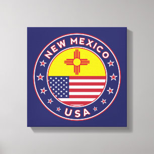 New Mexico, USA Staaten, New Mexico Leinwand, Post Leinwanddruck