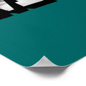 New Mexico, USA Text Poster (Ecke)