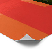 New Mexico, USA Vintage Reiseplakat. Poster (Ecke)