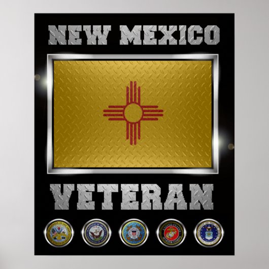 New Mexico Veteran Poster (Vorne)