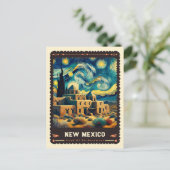 New Mexico | Vincent Van Gogh Inspiriert Postkarte (Stehend Vorderseite)