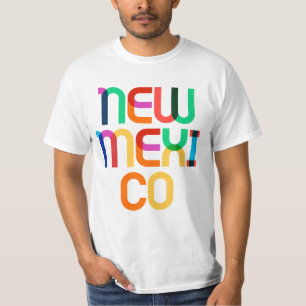 New Mexico Vintag Retro Pop Art Colorado 80er Typ T-Shirt