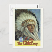 New Mexico Vintage Reise Postkarte (Vorne/Hinten)