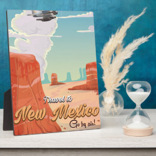 New Mexico Vintage Reiseplakat drucken Fotoplatte