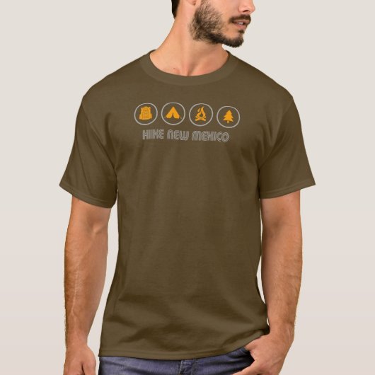 New Mexico wandern T-Shirt (Vorderseite)