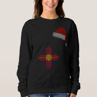 New Mexico Weihnachts-Weihnachtsmannmütze Sweatshirt